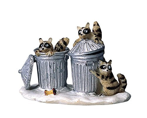 Lemax Raccoon Trash Bandits