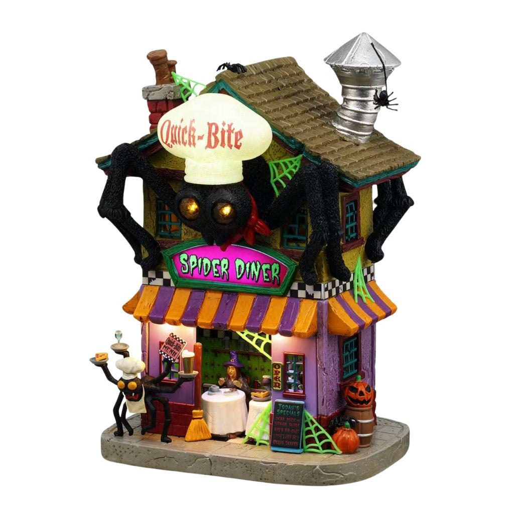  Lemax - Spooky Town - Quick-Bite Spider Diner
