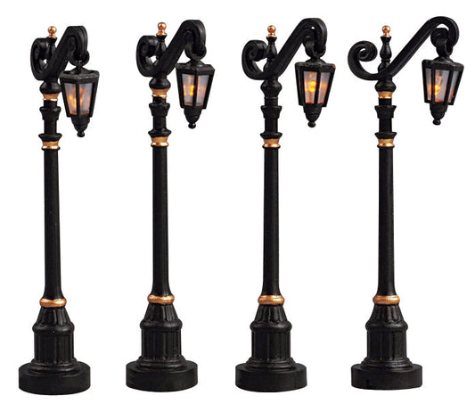 Lemax Colonial Street Lamp - Set Of 4