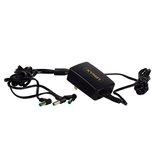 Lemax 4.5V 3-Output Adapter Black Power Plug