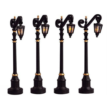 Lemax Colonial Street Lamp - Set Of 4